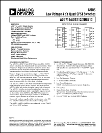 ADG711 Datasheet