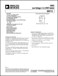ADG719 Datasheet