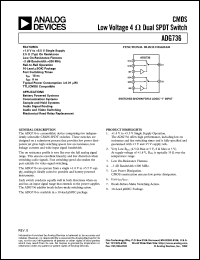 ADG736 Datasheet