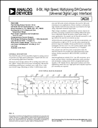 DAC08 Datasheet