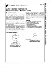 LM185WG-1.2/883 Datasheet