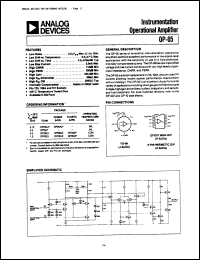 OP05 Datasheet