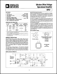 OP07 Datasheet
