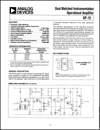 OP10 Datasheet