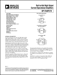 OP179 Datasheet
