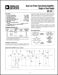 OP221 Datasheet