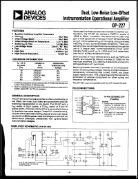 OP227 Datasheet