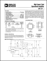 OP271 Datasheet