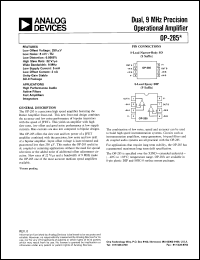 OP285 Datasheet