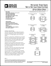 OP291 Datasheet