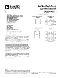 OP292 Datasheet