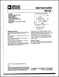 OSC1758 Datasheet