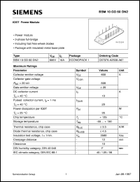 BSM10GD60DN2 Datasheet