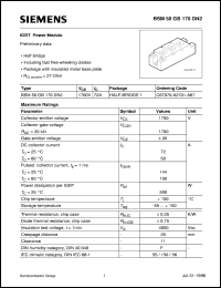 BSM50GB170DN2 Datasheet