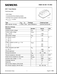 BSM100GB170DN2 Datasheet