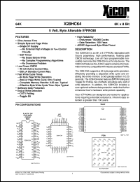 X28HC64JMB-55 Datasheet