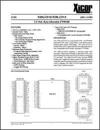 X28LC512PI-15 Datasheet
