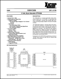 X28VC256JM-90 Datasheet