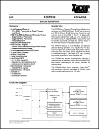 X76F640YE Datasheet