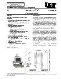X88C64SSLIC Datasheet