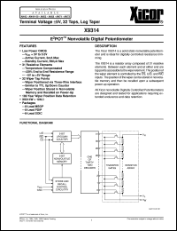 X9314WSM3 Datasheet