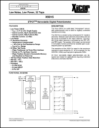 X9315WSI-2,7 Datasheet