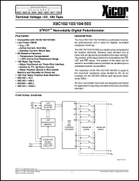 X9C103PI Datasheet