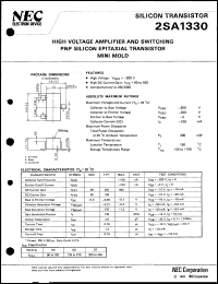 2SA1330-T2B Datasheet