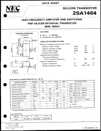 2SA1464-T2B Datasheet