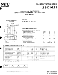 2SC1621-T2B Datasheet