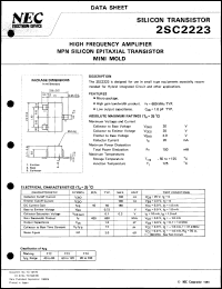 2SC2223-T2B Datasheet