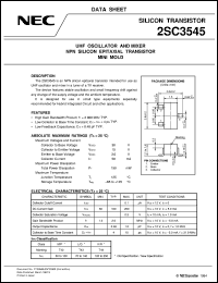 2SC3545-T1B Datasheet