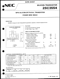 2SC3554-T1 Datasheet