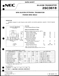 2SC3618-T1 Datasheet
