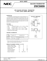 2SC5009-T1/-T2 Datasheet