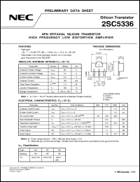 2SC5336-T1 Datasheet