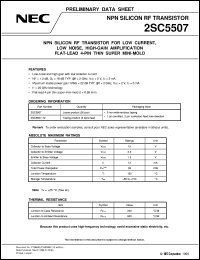 2SC5508-T2 Datasheet