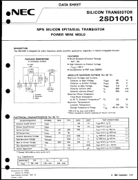 2SD1001-T2 Datasheet