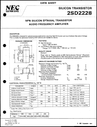 2SD2228-T1 Datasheet