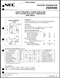 2SD596-T2B Datasheet