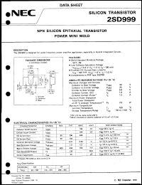 2SD999-T2 Datasheet