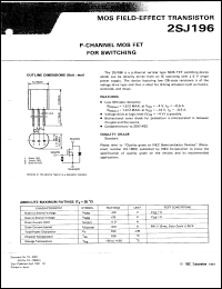 2SJ196 Datasheet