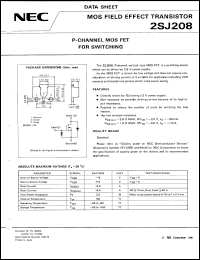 2SJ208 Datasheet