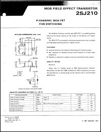 2SJ210-T2B Datasheet