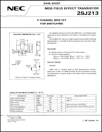 2SJ213 Datasheet
