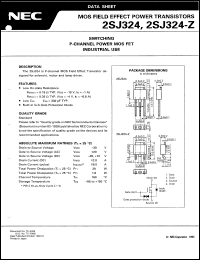 2SJ324 Datasheet