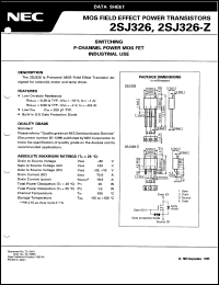 2SJ326-Z-E2 Datasheet