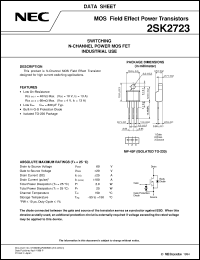 2SK2723(JM) Datasheet