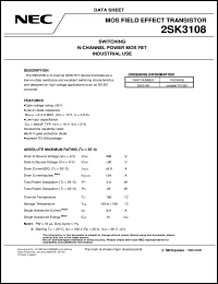 2SK3109-Z Datasheet