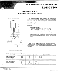 2SK679A/JD Datasheet